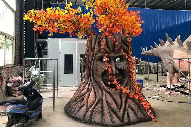 Artificial Animatronic Talking Tree For Children Park