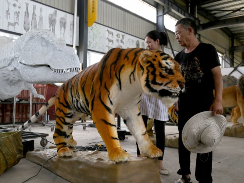 Animatronic Animal Life-size Tiger Model
