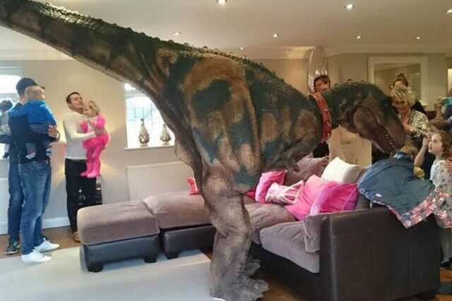 Amusement Park Interactive Dinosaur Costume