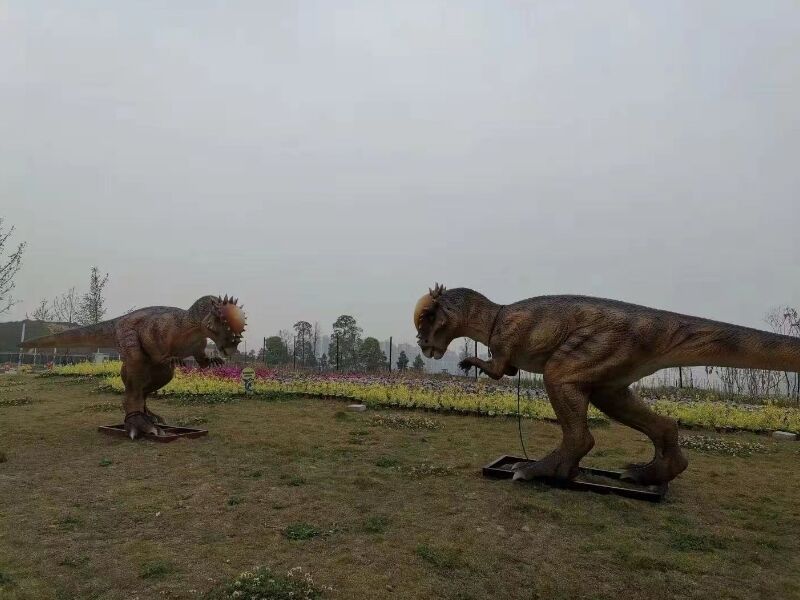 Cladosaurus Fighting Dino Against Iguanosaurus